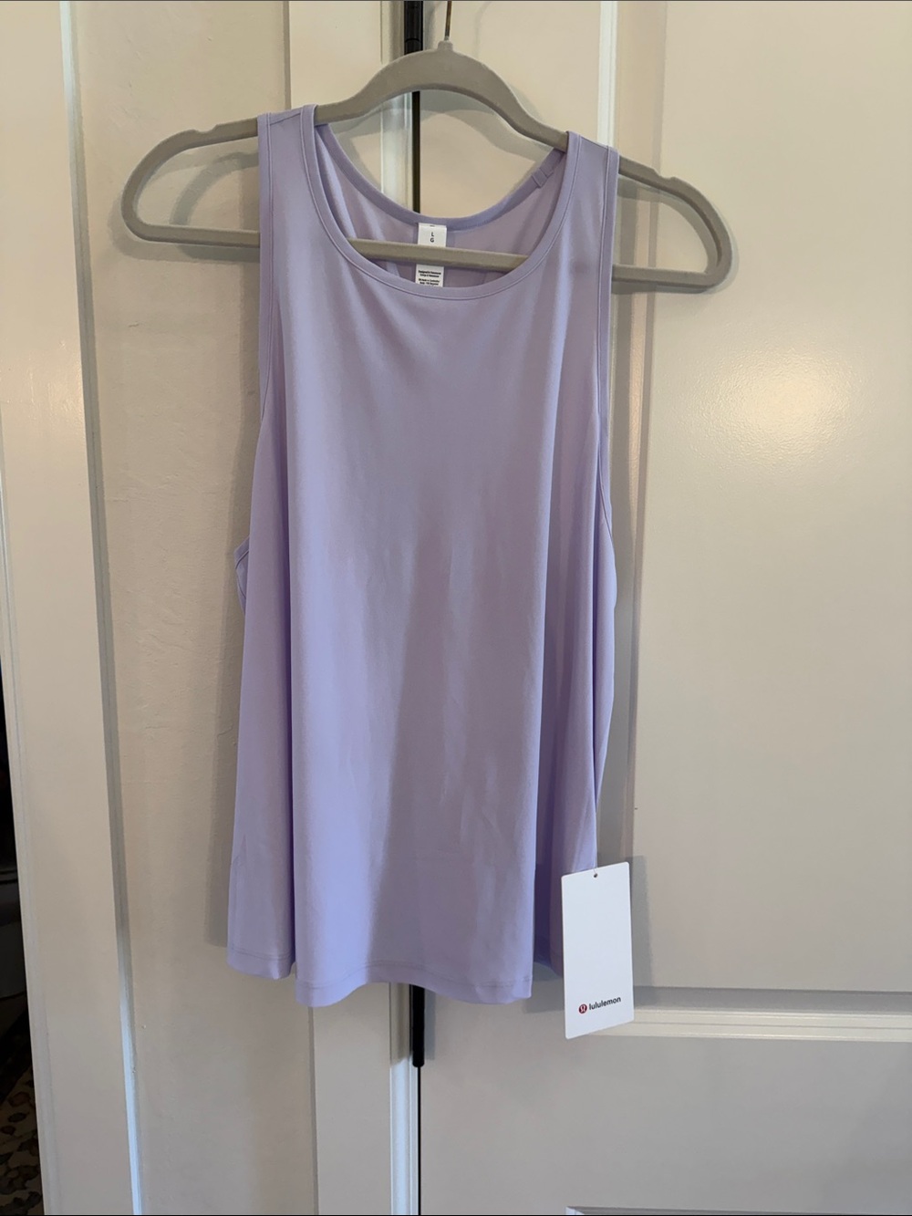 lululemon athletica Lavender Ruched Racerback Tank